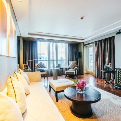 BANGKOK, THAILAND - AUGUST 12 2016: Beautiful luxury living room interior decoration in Hotel